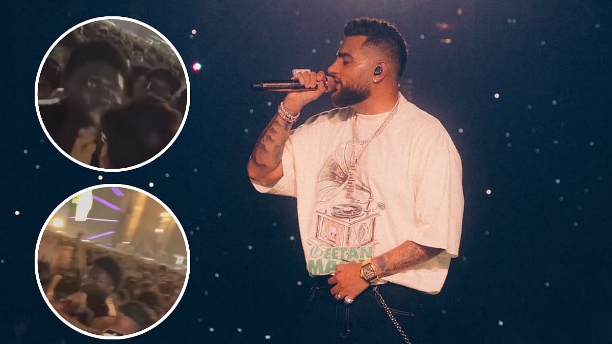 Karan Aujla Mumbai Concert Drama: Nigerian Influencer Agu Stanley Chiedozie Gets Into A Physical Fight - Watch Video 