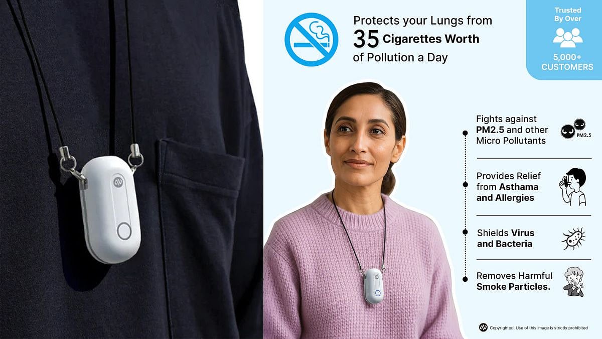 Atovio Pebble wearable air purifier