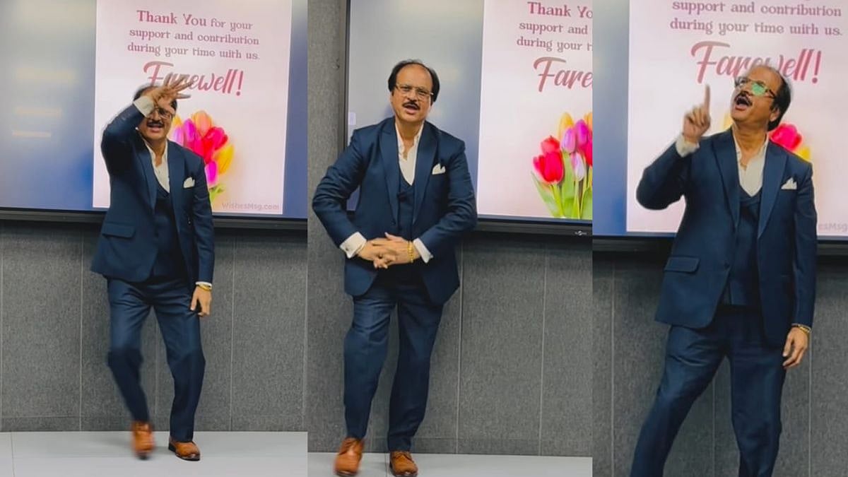 Delhi Maths Teacher Wins Hearts With Energetic Dance To ‘Teri Baaton Mein’ At Farewell; Video Goes Viral 