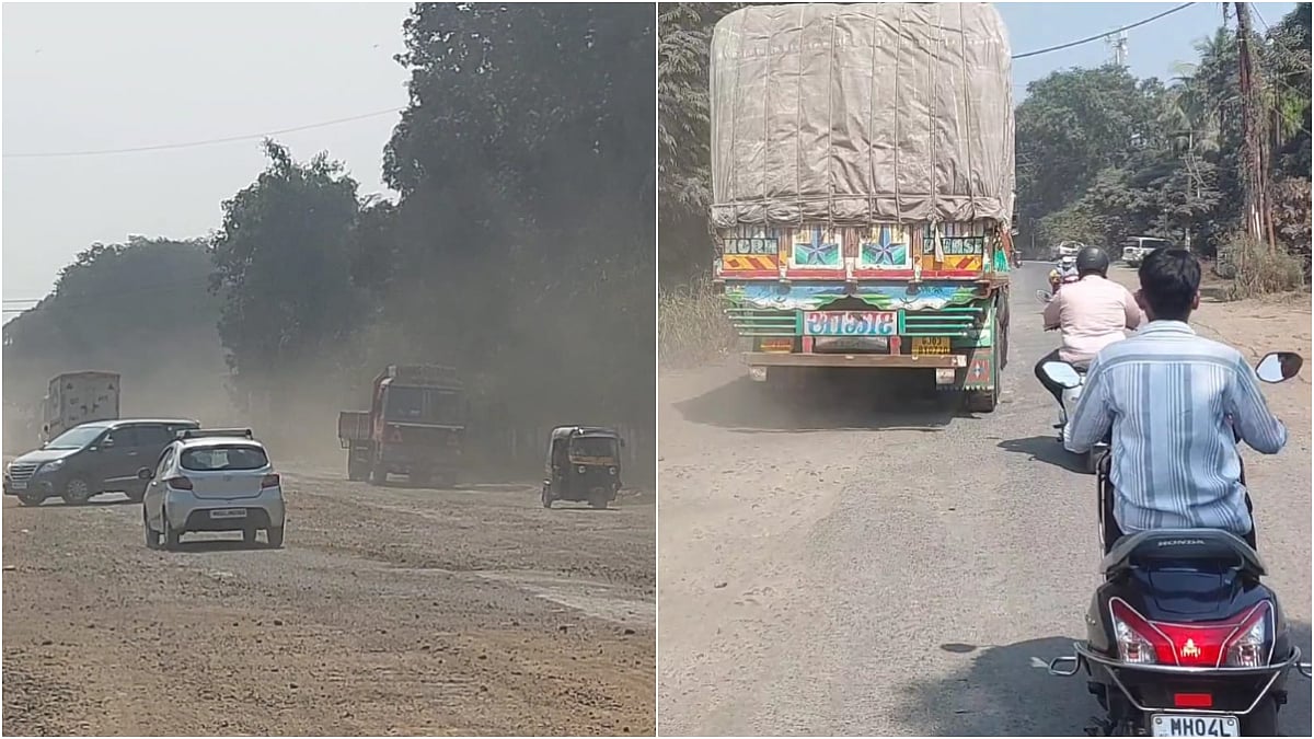 Bhiwandi–Wada Road Turns Hazardous: Dust, Potholes And Delayed Work Push Air Quality To ‘Very Poor’ Levels 
