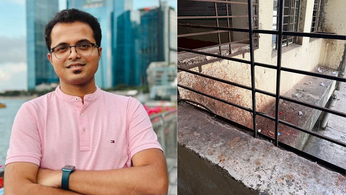 Frido CEO Ganesh Sonawane Shares Picture Of Tobacco-Spit-Stained Walls At Pune RTO