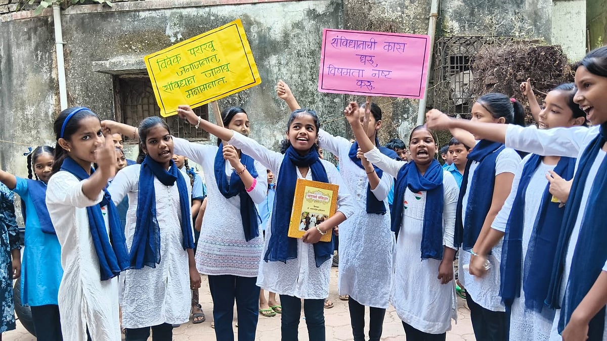 Panvel Schools Hold Cultural Programs To Celebrate Constitution Day 