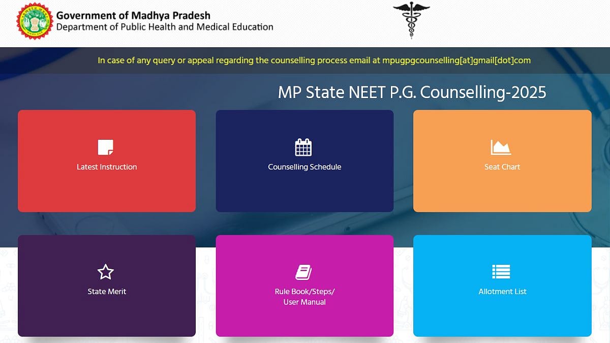 MP NEET PG Counselling 2025 Rescheduled; New Choice Filling Dates Announced 