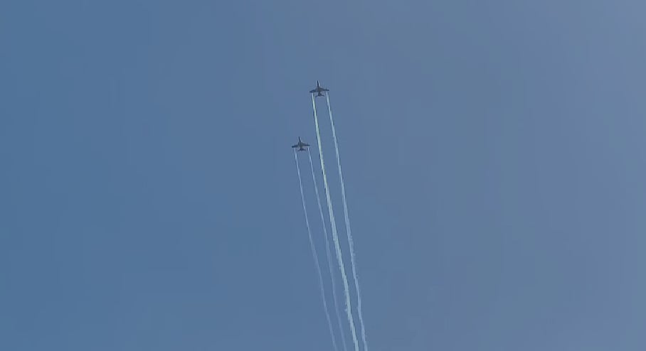 VIDEOS: Pune Locals Alarmed As 7-8 Fighter Jets Make Low-Altitude Rounds Over Vadgaon Khurd