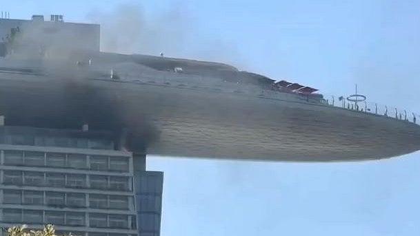 Old Clip Of Fire Incident At Singapore's Marina Bay Sands Hotel Resurfaces With False ‘Breaking...