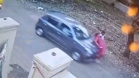 Shocking VIDEO! Ex-Shiv Sena MLA Nirmala Gavit Critical After Being Hit By Car In Nashik