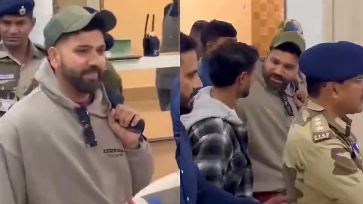 'Aare Yeh Toh Hamara Dost Hai': Rohit Sharma Shares Funny Moment With Shahbaz Nadeem At Ranchi Airport Ahead Of IND-SA ODI Series; Video 