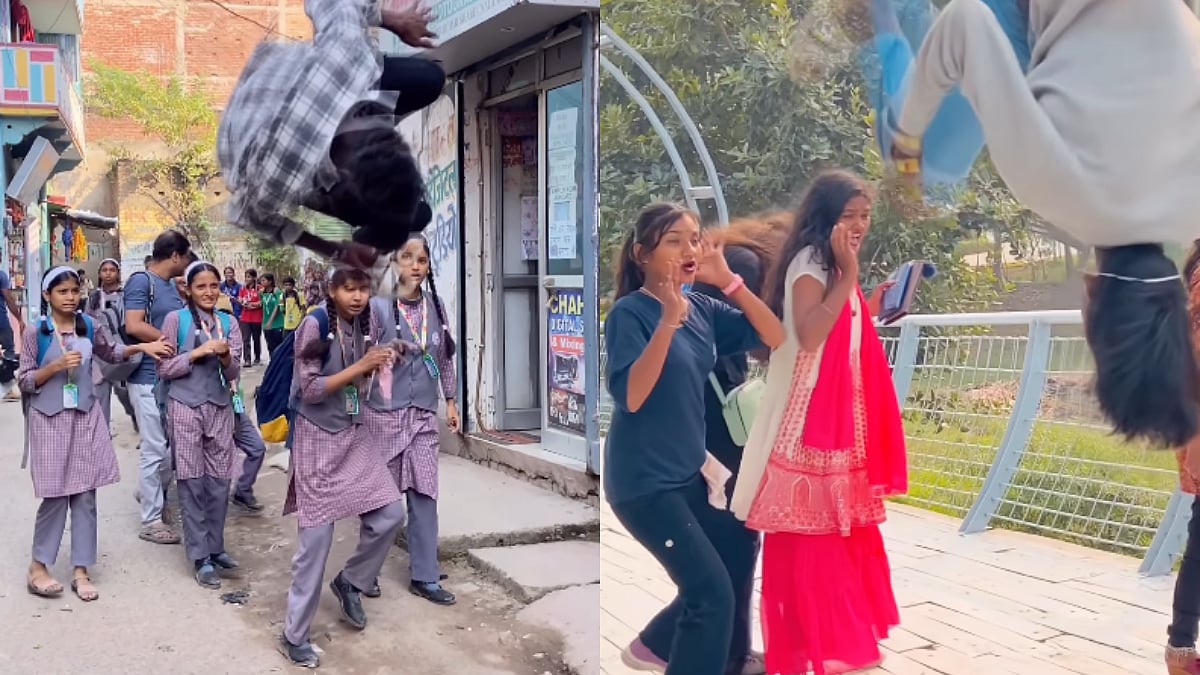 Bihar Influencer Performing Dangerous Backflip Stunts Deliberately In Front Of Girls Sparks Outrage, Netizens Urge Authorities To Take Strict Action 