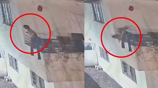 Nashik VIDEO: 3-Year-Old Falls From First-Floor Gallery On Gangapur Road; Hospitalised