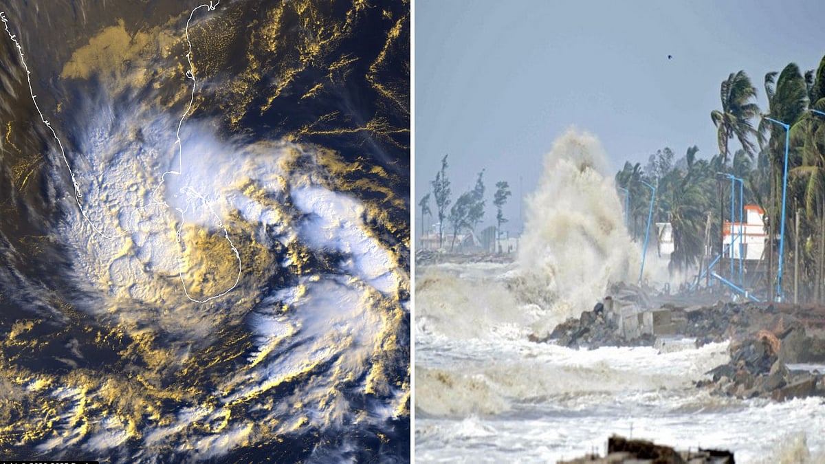 Cyclone Ditwah Triggers Red Alert Across Southern States; Tamil Nadu & Andhra Pradesh Brace For Days...