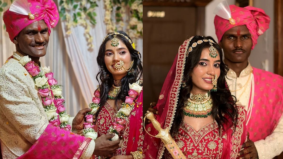 'Sarkari Nokri Hogi Ladke Ki': Netizens Refuse To Believe Wedding Pictures Of This Viral Couple Due To Groom's 'Looks' 