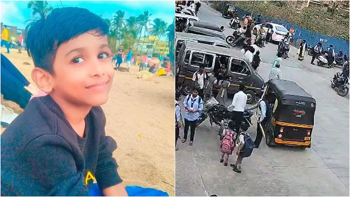 Bhiwandi Tragedy: 10-Year-Old Oswal School Student Dies After Being Hit By Speeding Motorcycle; CCTV Footage Captures Impact 