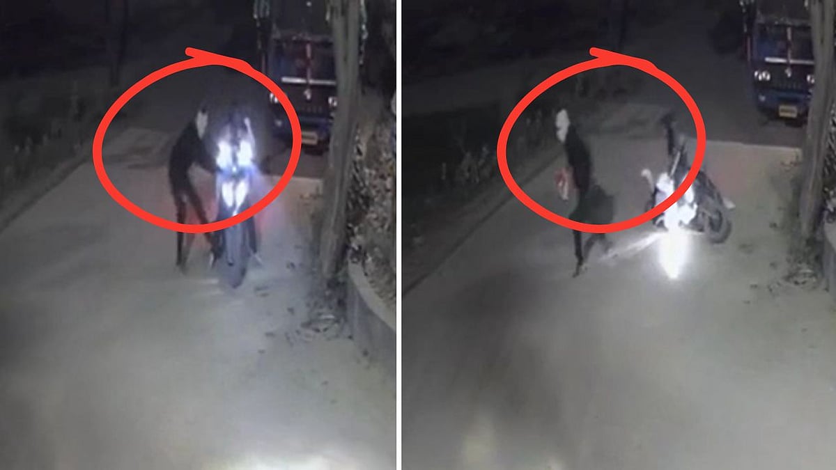 MP News: Miscreant Snatches ₹5.5 Lakh From Father-Son Duo Riding On Bike In Gwalior; CCTV Footage...