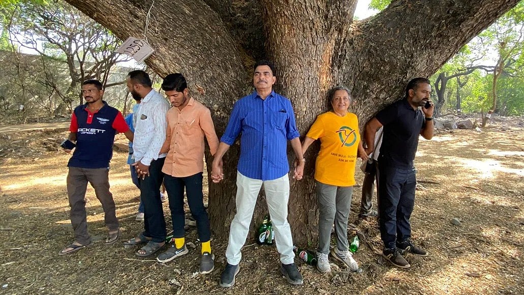 Nashik: Actor Sayaji Shinde Joins Protest Against Felling Of 1,700 Trees For Kumbh Mela