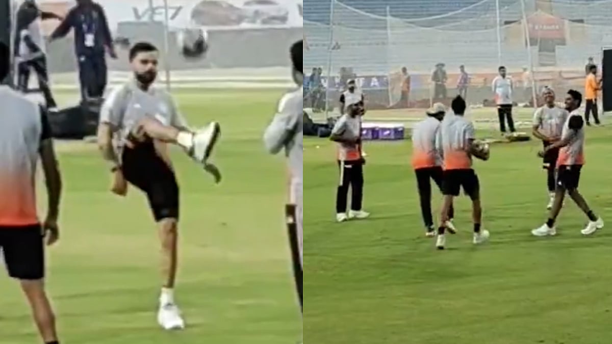 Virat Kohli & Other Team India Stars Show Off Incredible Football Skills During Training Session Ahead Of IND Vs SA 1st ODI; Video 