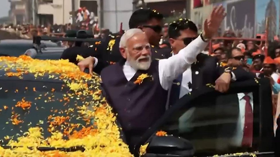 Karnataka: PM Modi Holds Roadshow In Udupi, To Lead Laksha Kantha Gita Parayana At Sri Krishna...