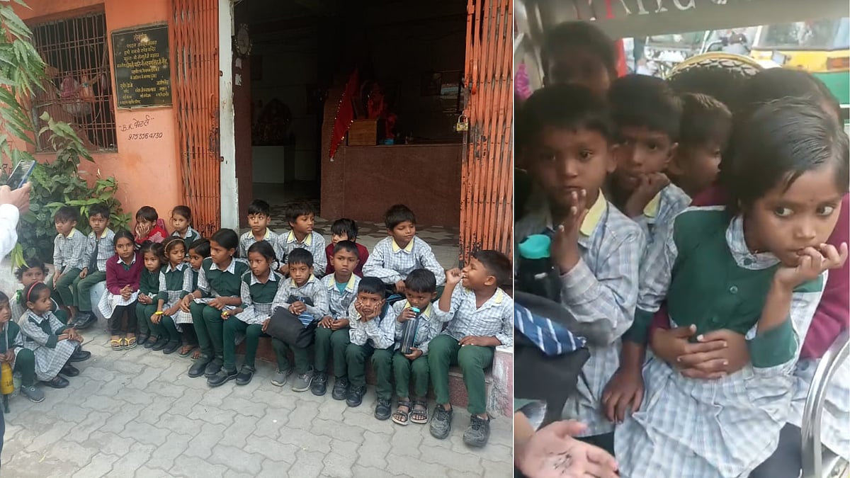 Indore News: Girl Falls Off E-Rickshaw Carrying 23 Kids, Injured