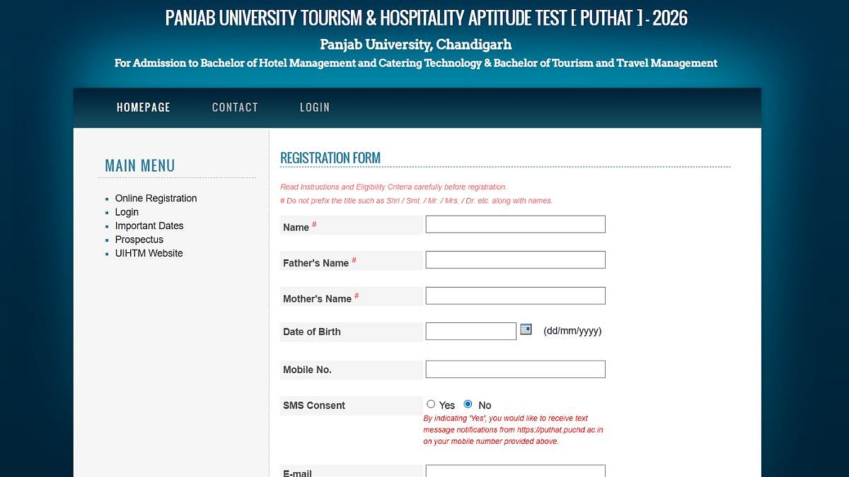 PUTHAT Registration 2026: Application Process Starts; Check Details Here 
