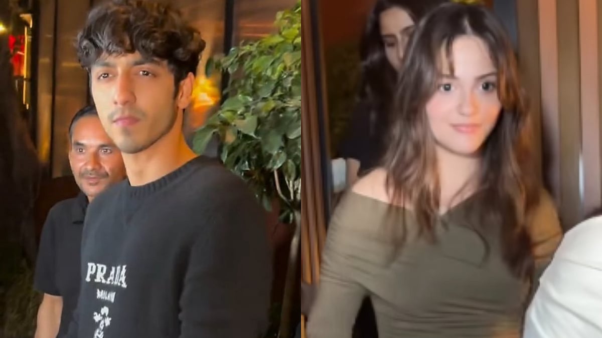 Ahaan Panday Enjoys Dinner Date With Aneet Padda Days After Denying Relationship Rumours In Mumbai, Duo Exits Restaurant Separately—VIDEO 