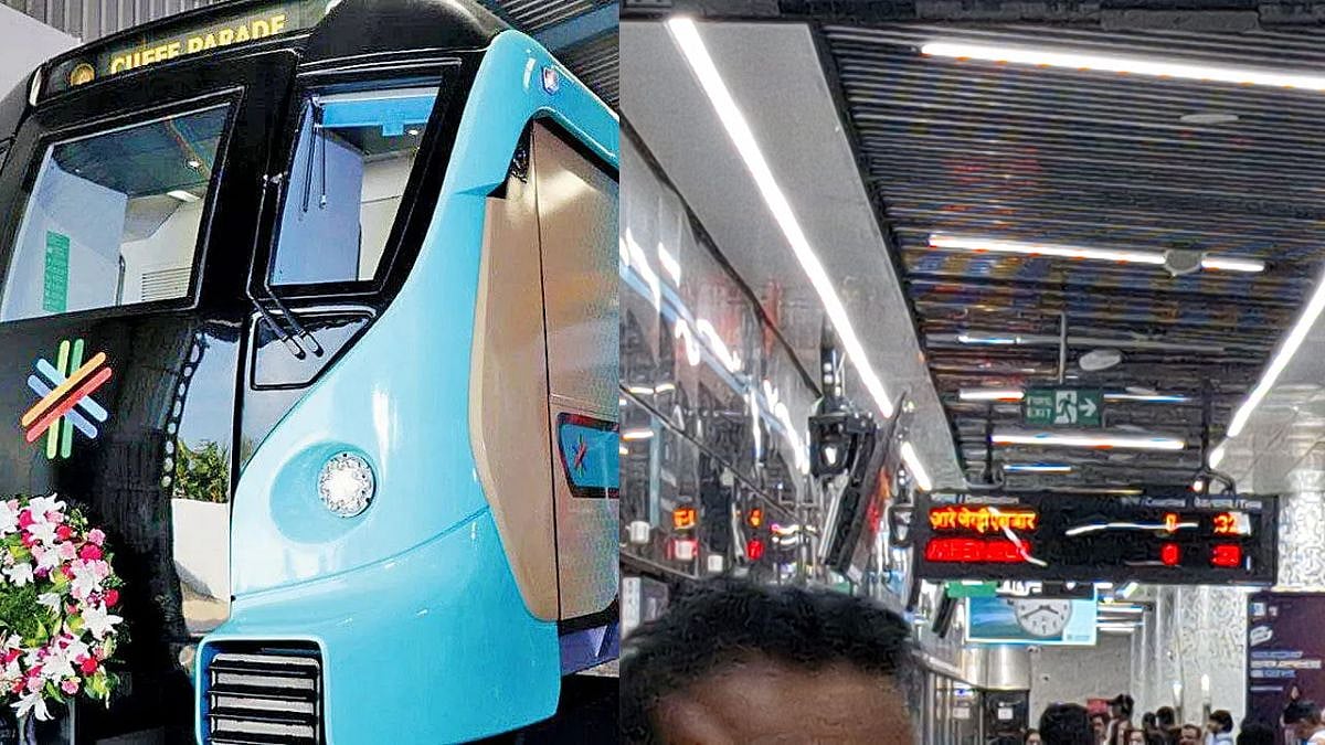 Mumbai Metro 3 Train Services Halted; Commuters Say ‘Trains Stopped In Both Directions At CSMIA T2...