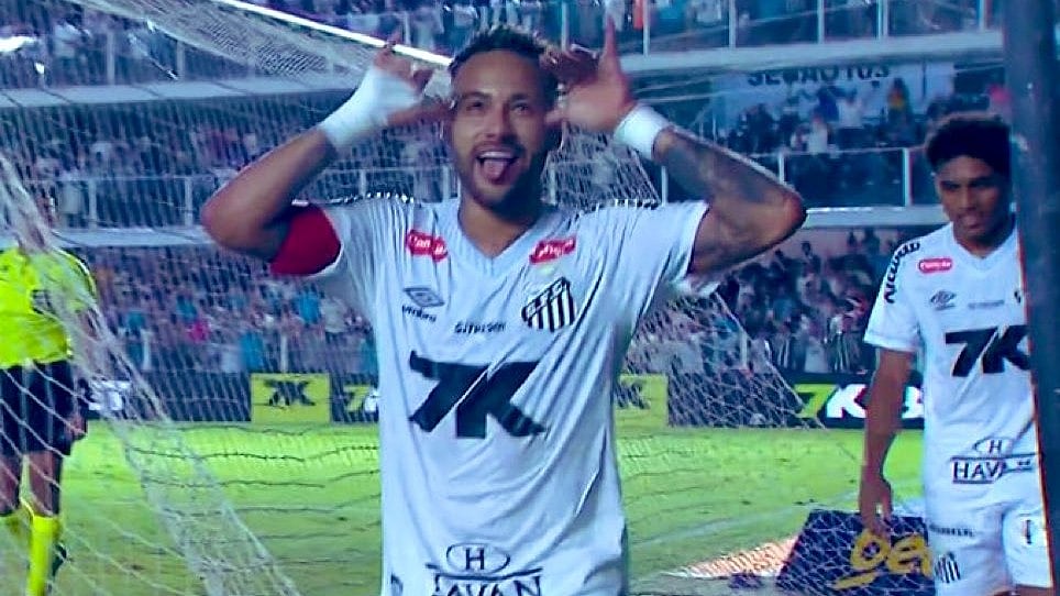 VIDEO: Neymar IGNORES Medical Advice, Scores For Santos Despite Knee Injury In Crucial Relegation Battle 