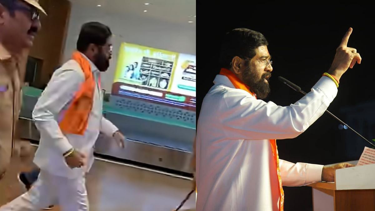 Maharashtra Local Body Elections: Eknath Shinde Seen Rushing To Shirdi Rally As Campaign Time Nears End; Video Goes Viral