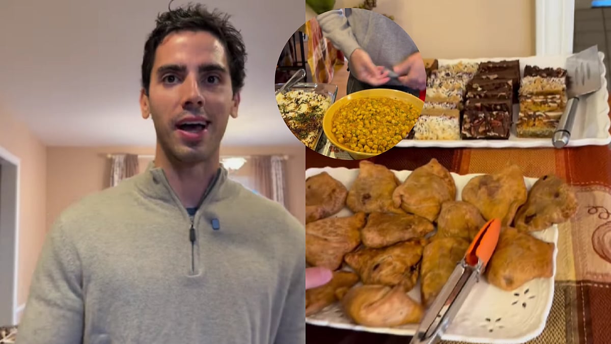 'From Samosa To Chicken Biryani': US Man Adds Indian Twist To Thanksgiving Dinner, Internet Approves, 'Dream Spread' 