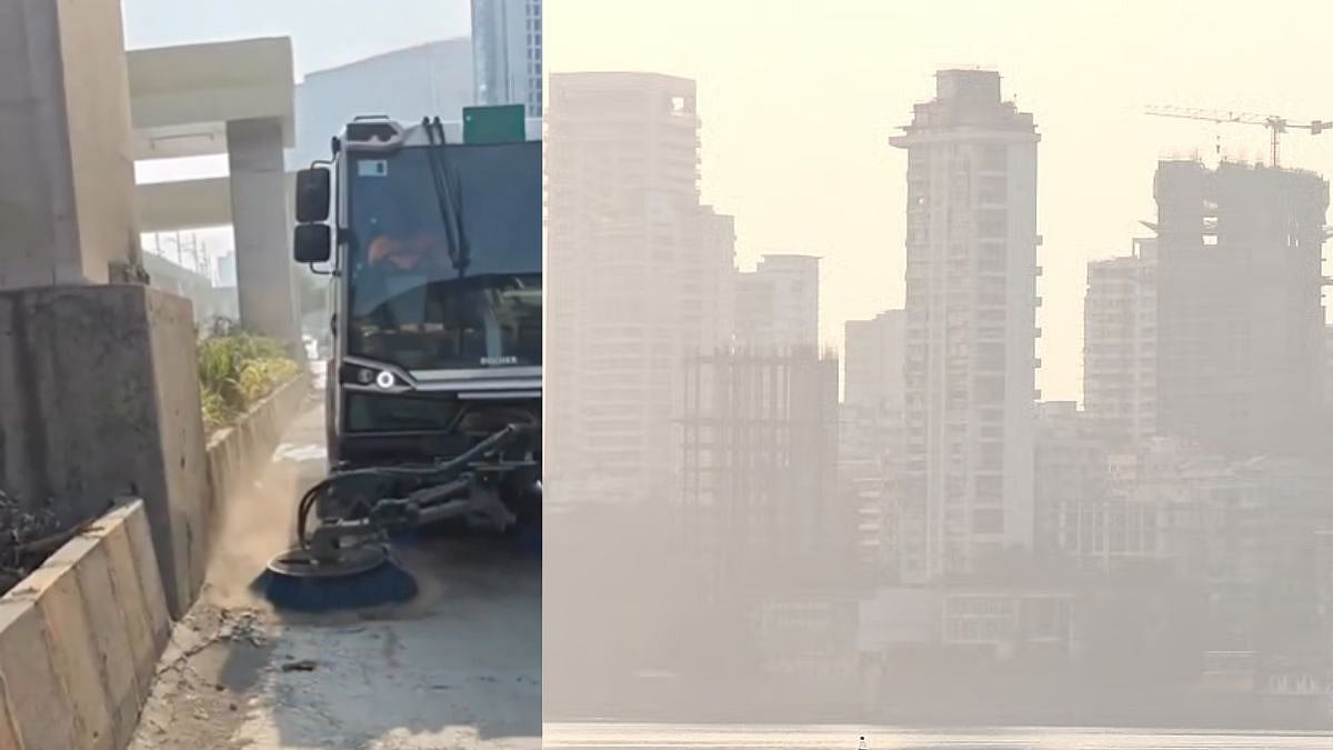 Mumbai: Viral Video Of BMC's 'Road Cleaning Vehicle' Blowing Dust Instead Of Clearing Sparks Public Outrage | Watch 