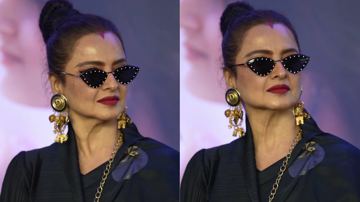 Rekha's glam at Mumbai event
