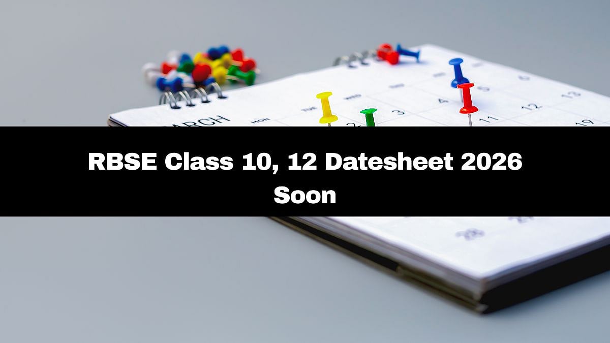 RBSE Class 10, 12 Datesheet 2026 To Be Out Soon; Details Here 
