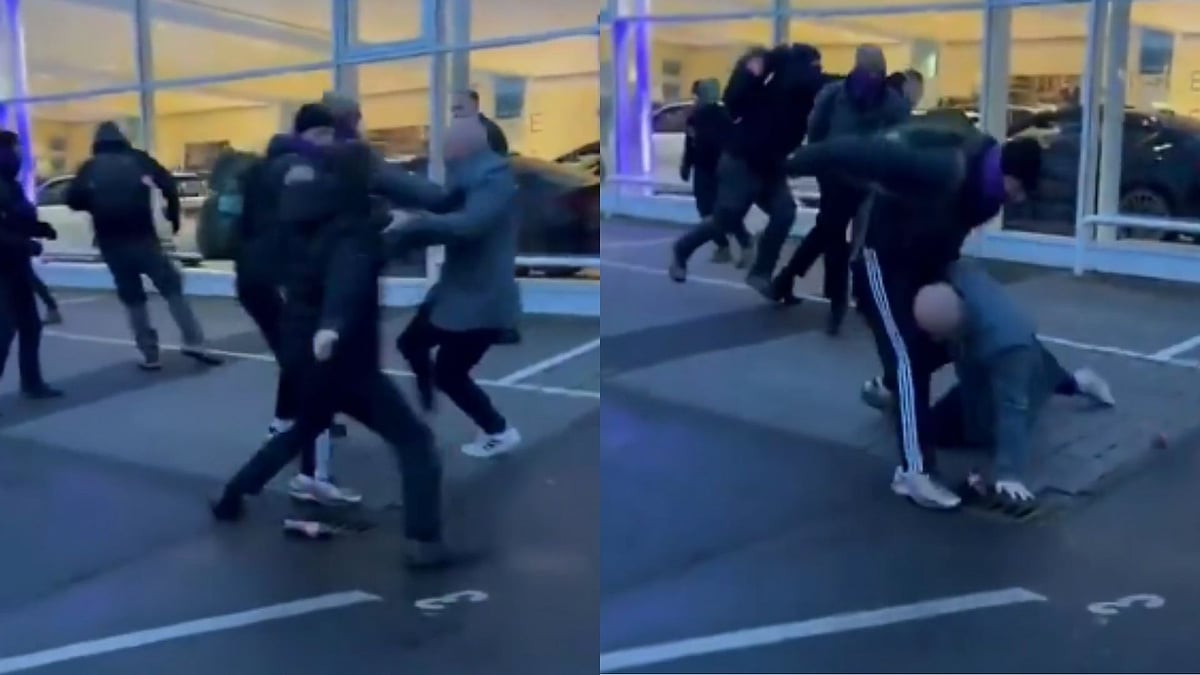 German MP Julian Schmidt Kicked, Punched In Giessen Protest Clash - VIDEO