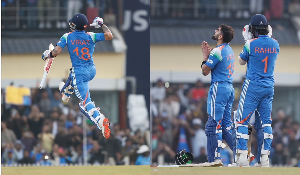 VIDEO: From Roar To Relief! Virat Kohli's Emotional Celebration After Century In IND vs SA 1st ODI Goes Viral 