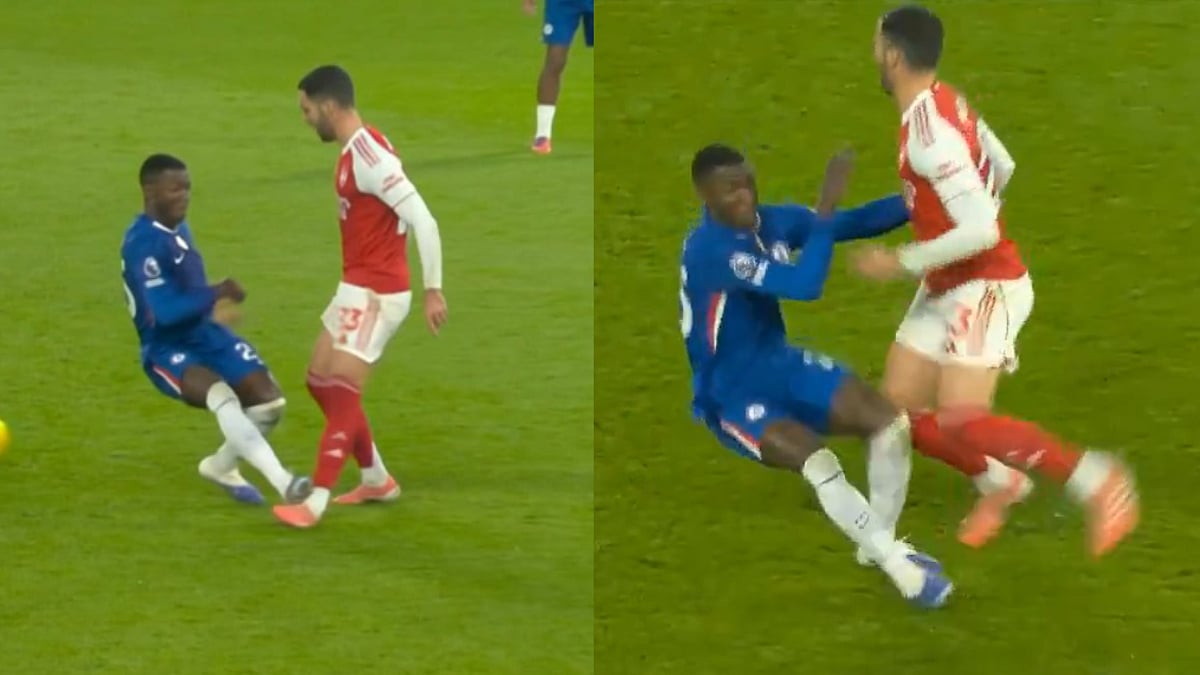 Red Card Drama: Moises Caicedo Sent Off For Harsh Tackle On Mikel Merino In Chelsea vs Arsenal Premier League Clash; Video 