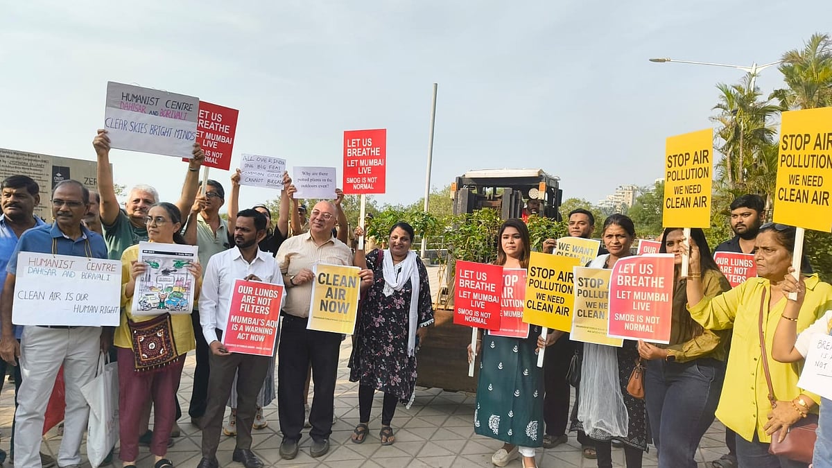 'Let Us Breathe, Let Mumbai Live': Mumbaikars Hit The Streets, Demand Action Against Worsening Air Quality 