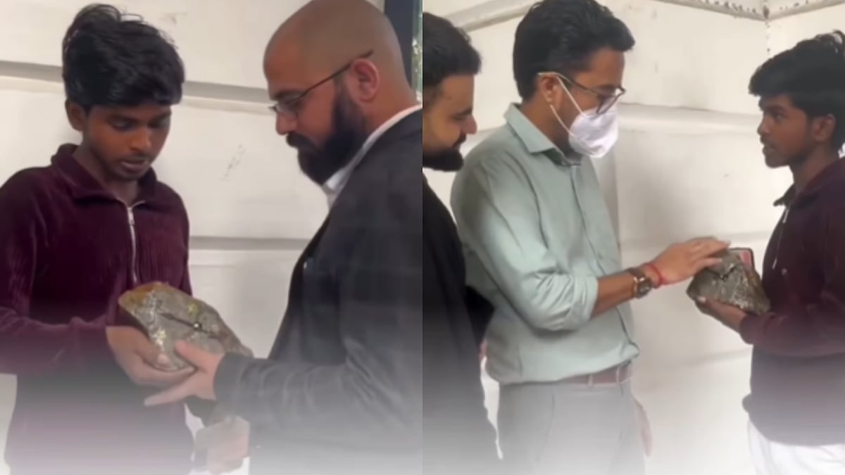 Delhi Boy Turns Roadside Stone Into ₹5000 Artistic Clock, Makes Profit Of 987%+ In Few Minutes | WATCH 