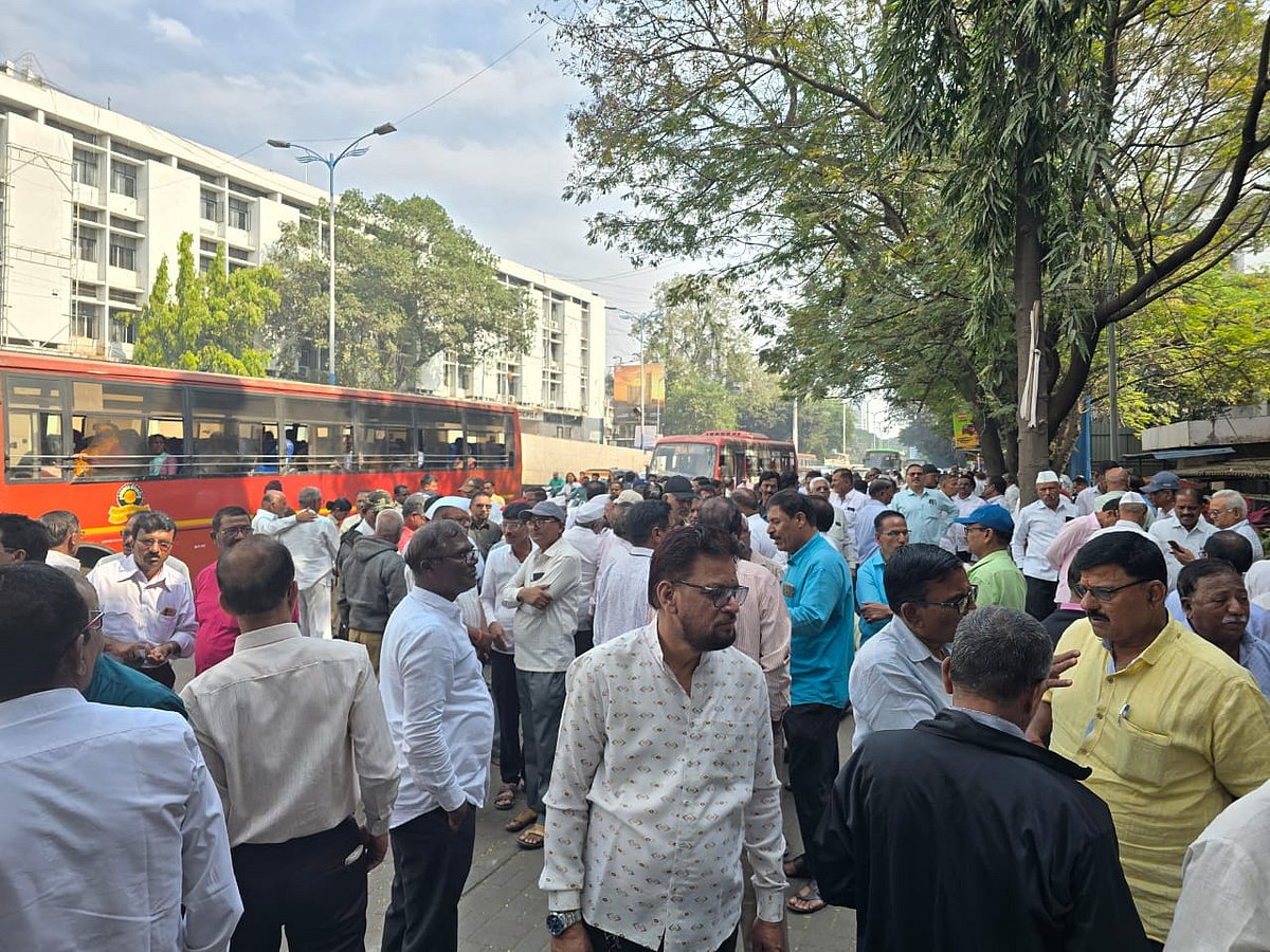 Pune: ‘Eight Years, No Pension!’ Furious PMPML Ex-Staff Protest At Swargate -- But Who’s Blocking Payments?