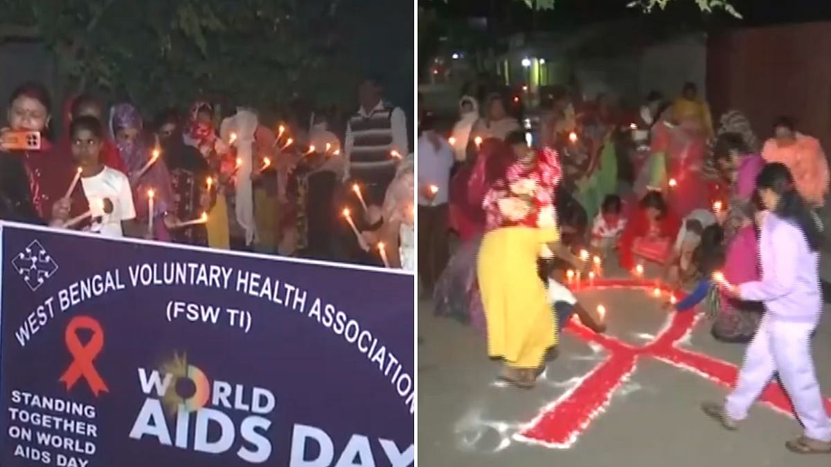 West Bengal: Siliguri Sex Workers Hold Candle March On World AIDS Day Eve, Highlight Awareness And Decline In HIV Cases 