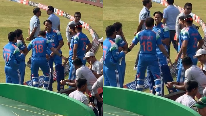 VIDEO: Virat Kohli Teases Yashasvi Jaiswal For His Salman Khan-like 'Tere Naam' Hairstyle In Hilarious Video 