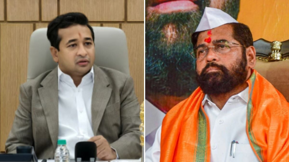Maharashtra Politics: Nitesh Rane Questions Dy CM Eknath Shinde's Rebellion Amid Sena Workers Campaigning For Shiv Sena (UBT) Leader Sandesh Parkar 