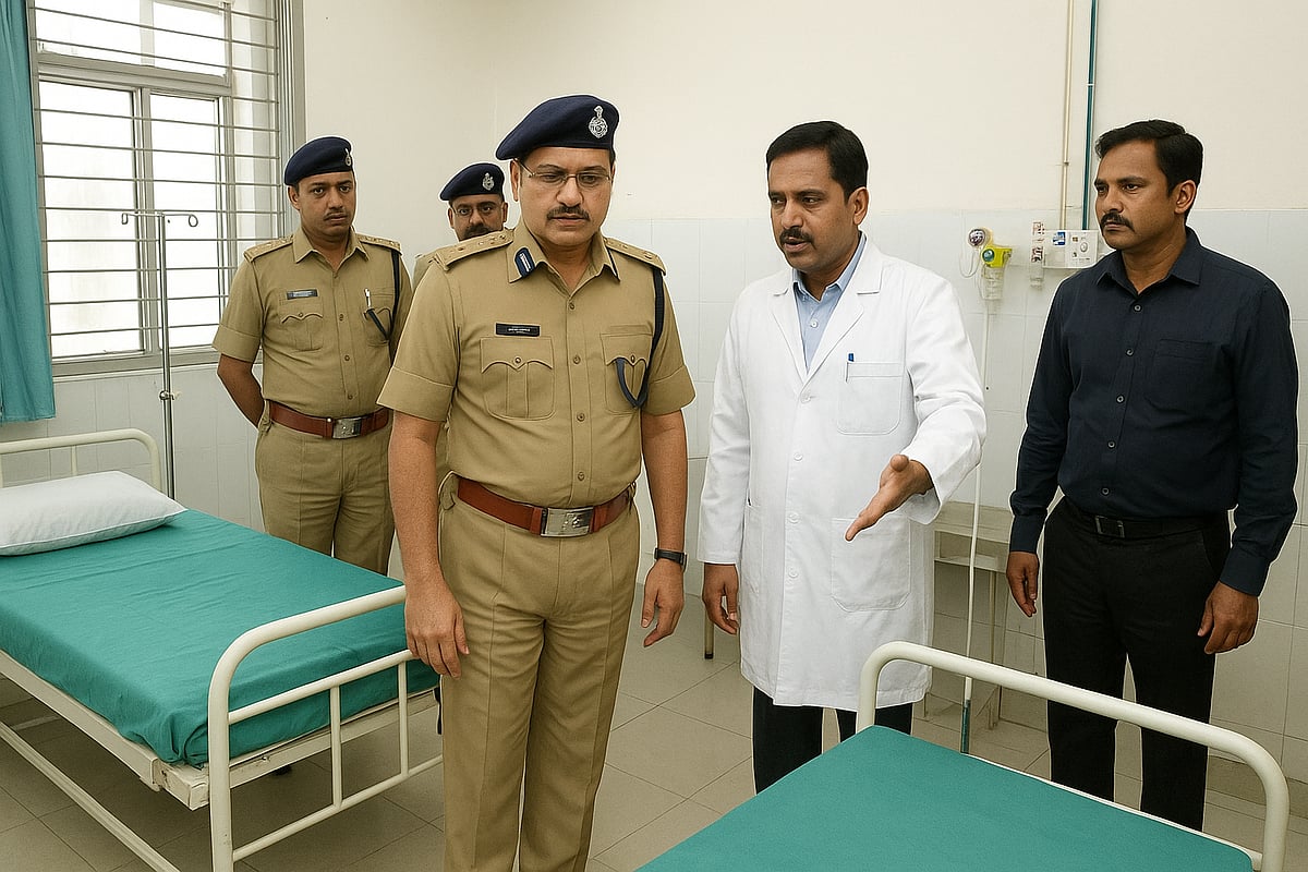 MP News: Director General Of Prisons Inspects Health Facilities at Narmadapuram Central Jail