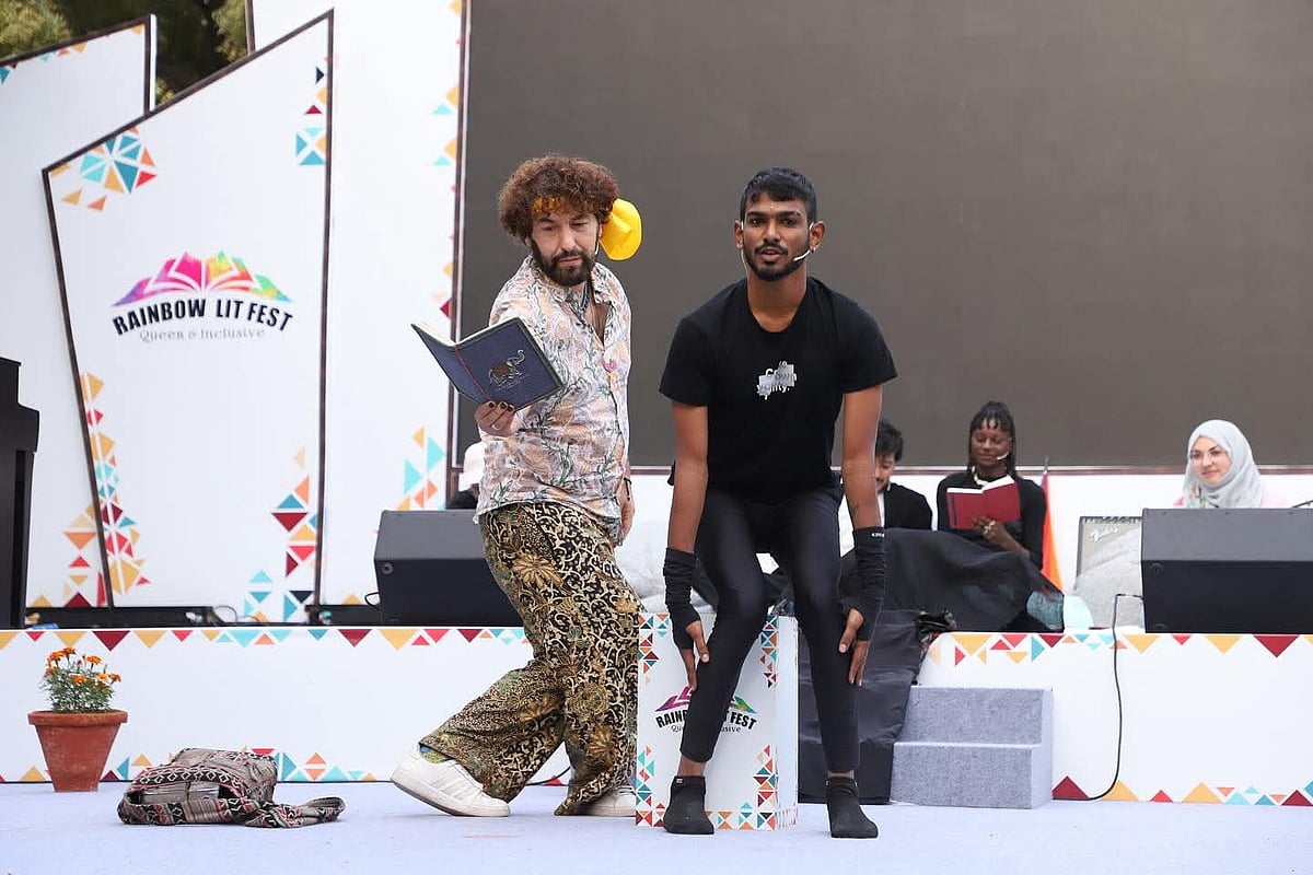 File picture from past editions of the Rainbow Lit Fest
