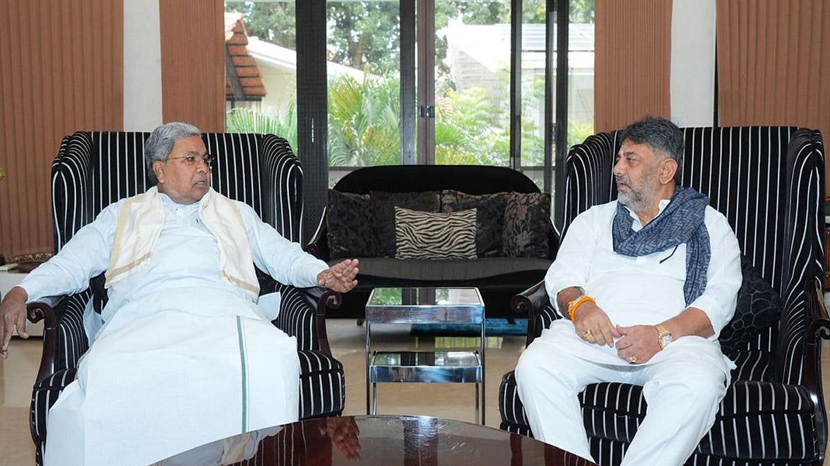 Karnataka Deputy CM DK Shivakumar Hosts CM Siddaramaiah For 2nd Breakfast Meet Amid Power Tussle For...