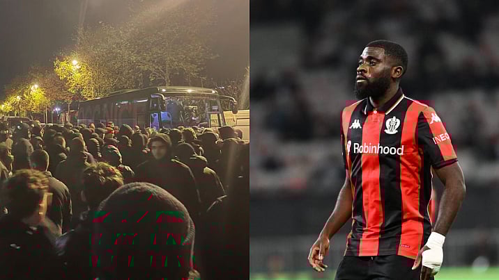 SHOCKING! OGC Nice Fans Broke Into Team Bus, Punched & Spat On Players After 6th Straight Loss 