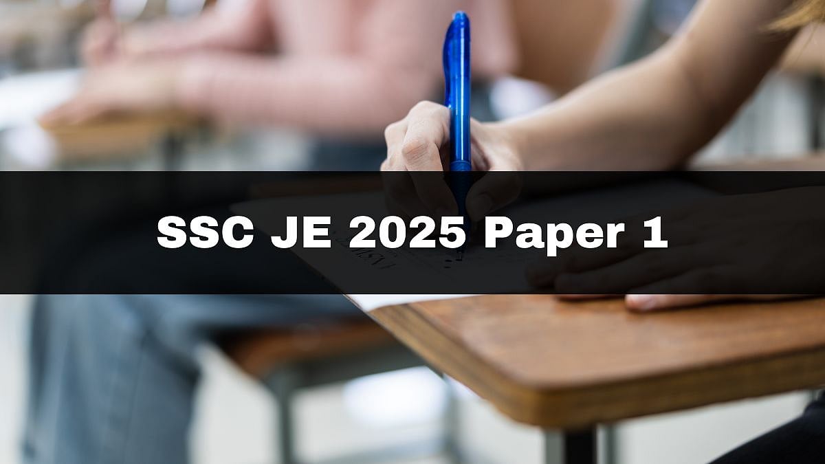 SSC JE 2025 Paper 1 Begins Tomorrow; Check Exam Guidelines, Pattern 