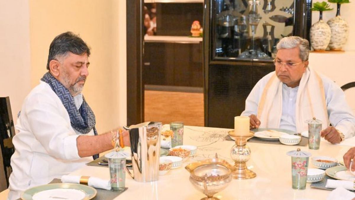 Karnataka Deputy CM DK Shivakumar Hosts CM Siddaramaiah For 2nd Breakfast Meet Amid Power Tussle For...