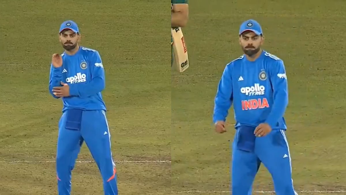 Funny Moment! Virat Kohli's Hilarious Reaction After Quinton De Kock's Dismissal Goes Viral During IND vs SA 2nd ODI; Video 