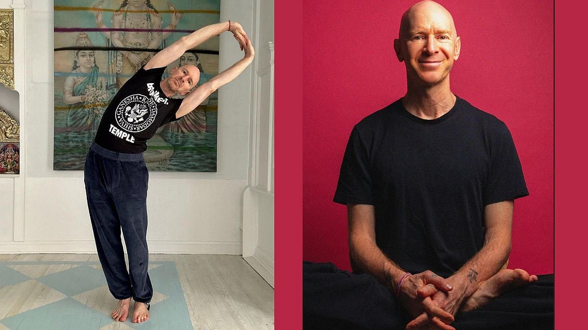 Eddie got into yoga in the 80s and it helped him find meaning and purpose in life