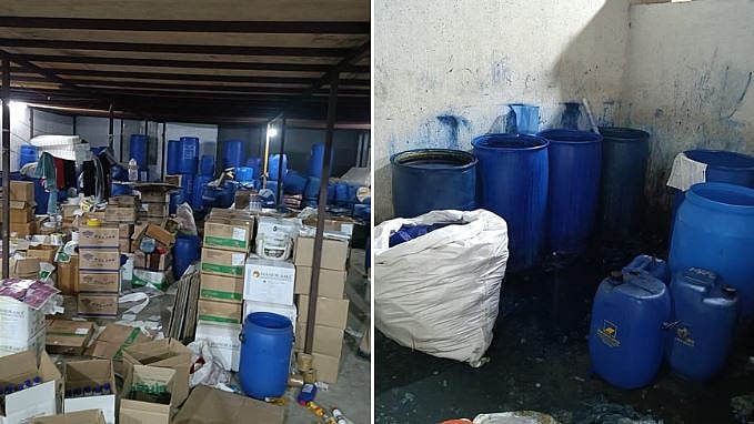 Counterfeit Factory Busted In Vasai: Fake Harpic, Dettol & Vim Gel Seized Worth ₹8.8 Lakh 