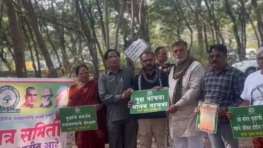 MP Rajabhau Waje Joins Nashik Residents' Fight To Save 1,700 Tapovan Trees