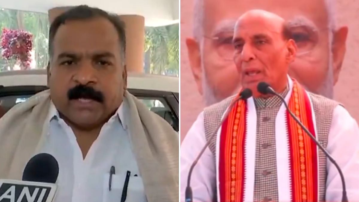 'Will Not Allow Legacy Of Jawaharlal Nehru, Sardar Patel To Be Distorted By Godse's Followers': Congress MP Manickam Tagore Slams Defence Minister Rajnath Singh 